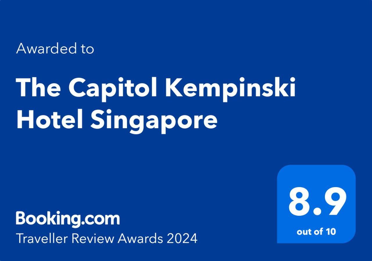The Capitol Kempinski Hotel Singapore Exterior foto