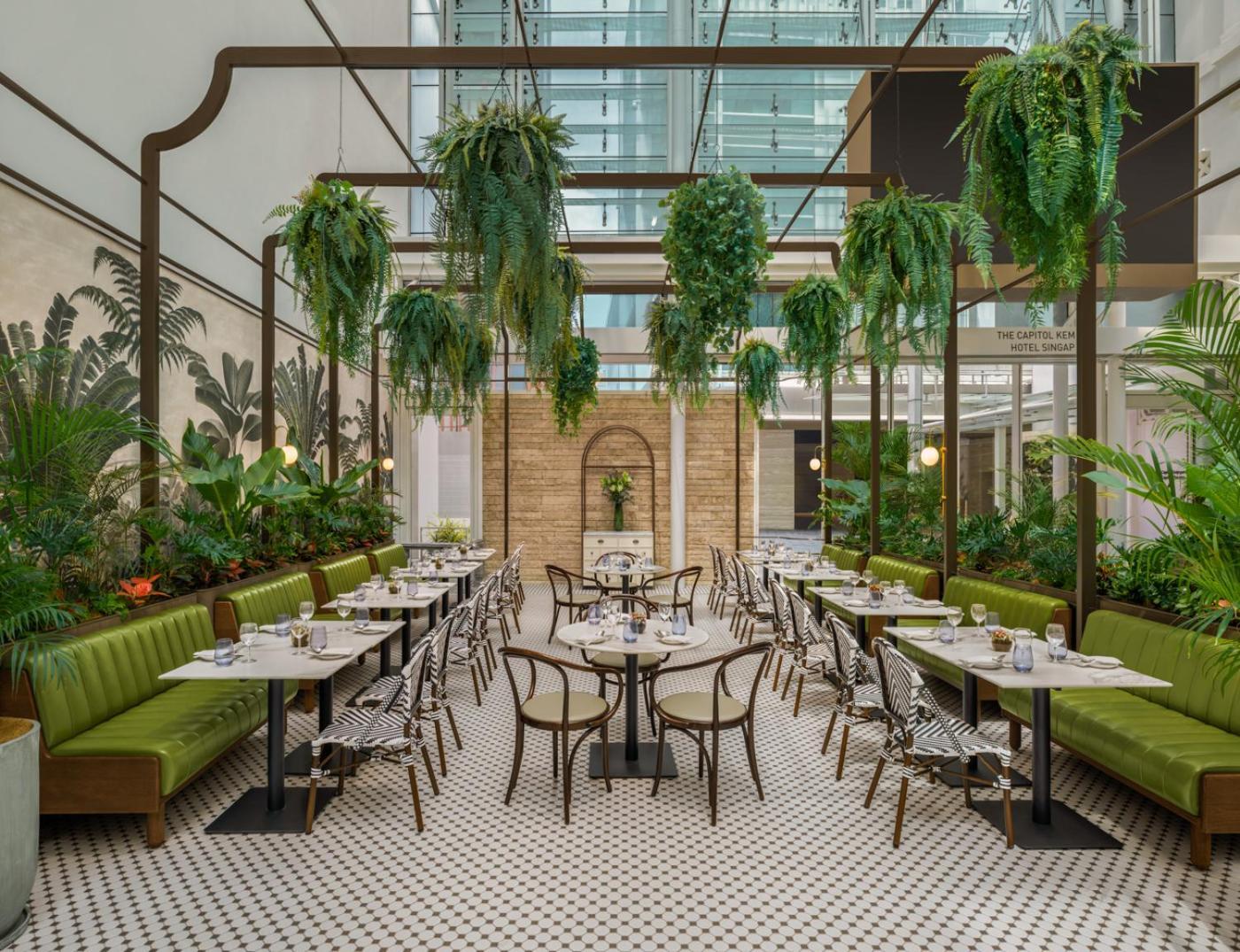 The Capitol Kempinski Hotel Singapore Exterior foto The interior of the restaurant